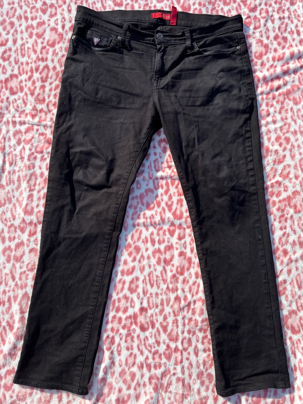 Guess Men's Straight Jeans - Black